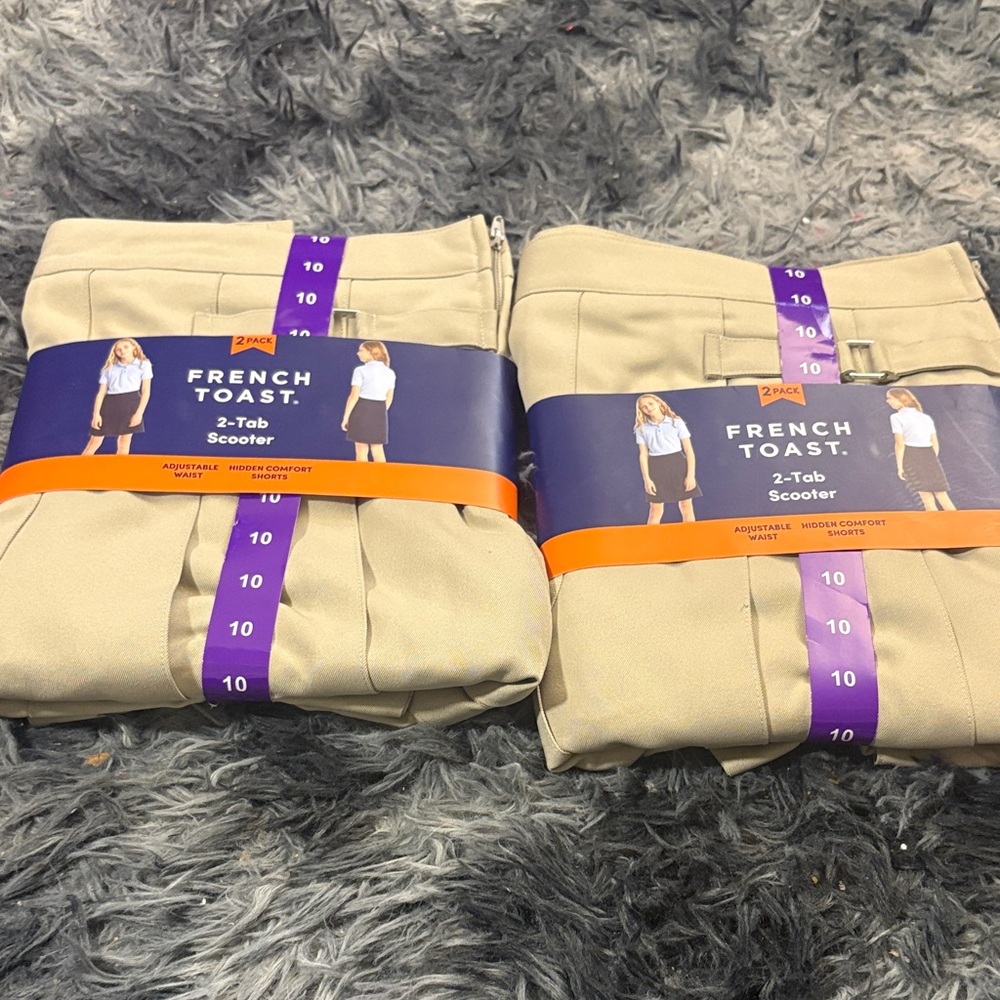 French Toast Khaki Scooter Skirts